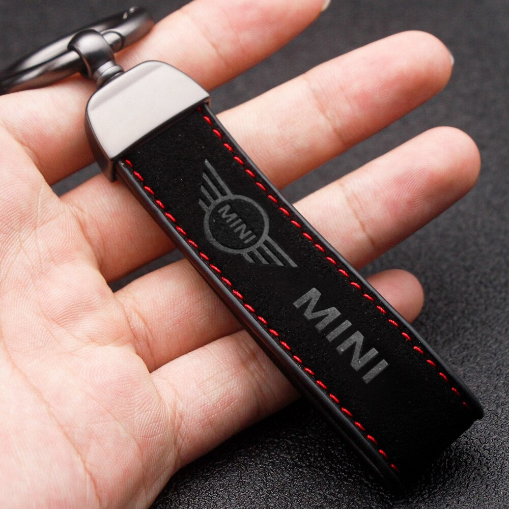 Alcantara keychains for MINI