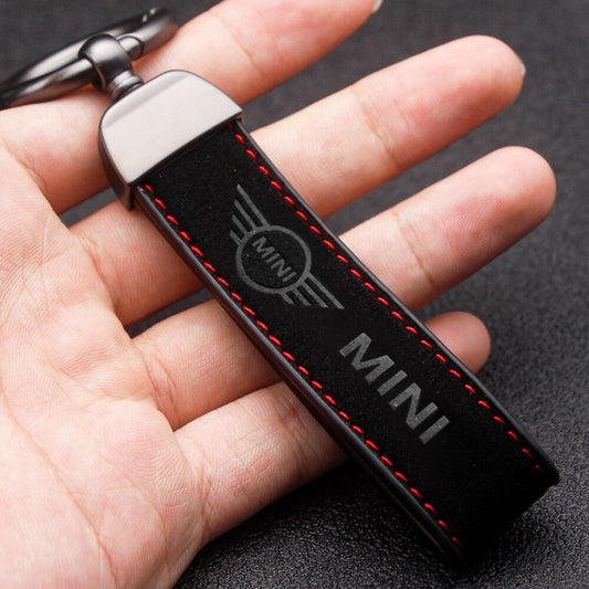 Alcantara keychains for MINI