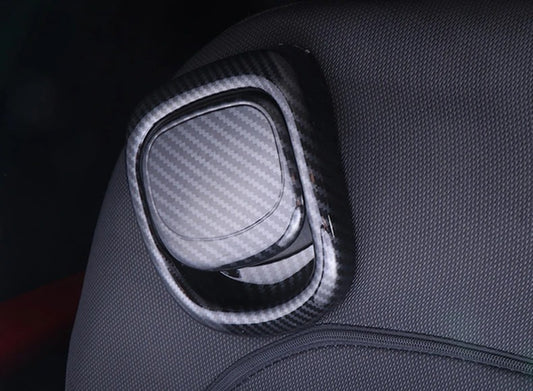 Carbon Fiber Seat Back Handle Cover