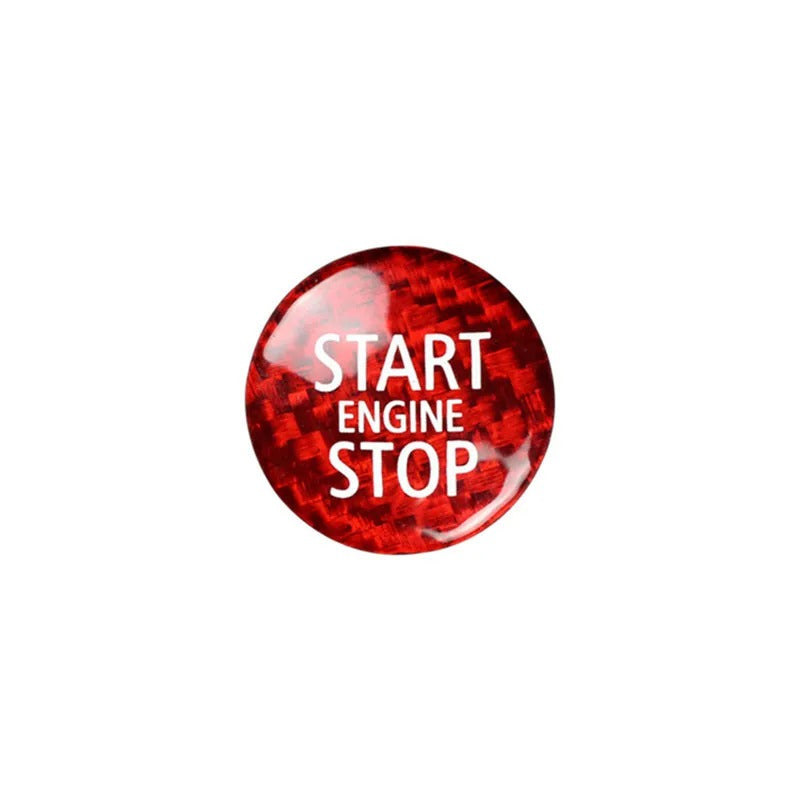 Carbon Start Stop Button Cover for R Series