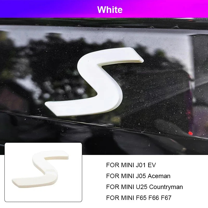 Cooper S Replacement Badge for 4th Gen