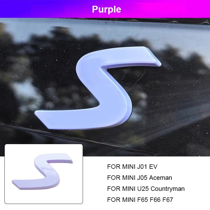 Cooper S Replacement Badge for 4th Gen