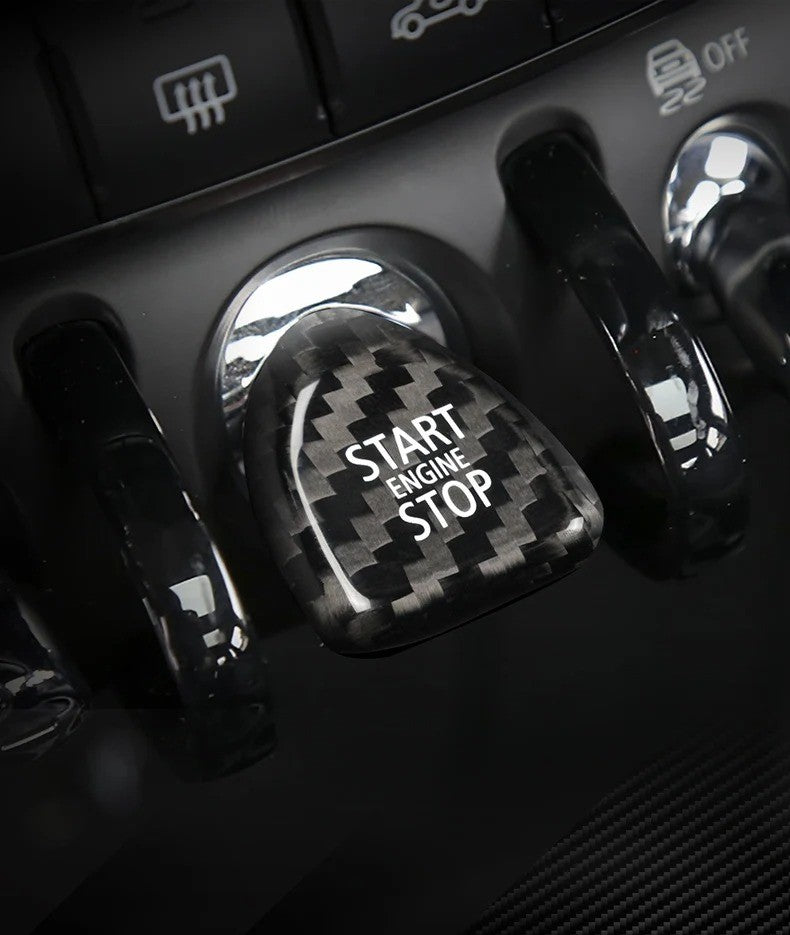 Carbon Start Stop Button Cover for F Series
