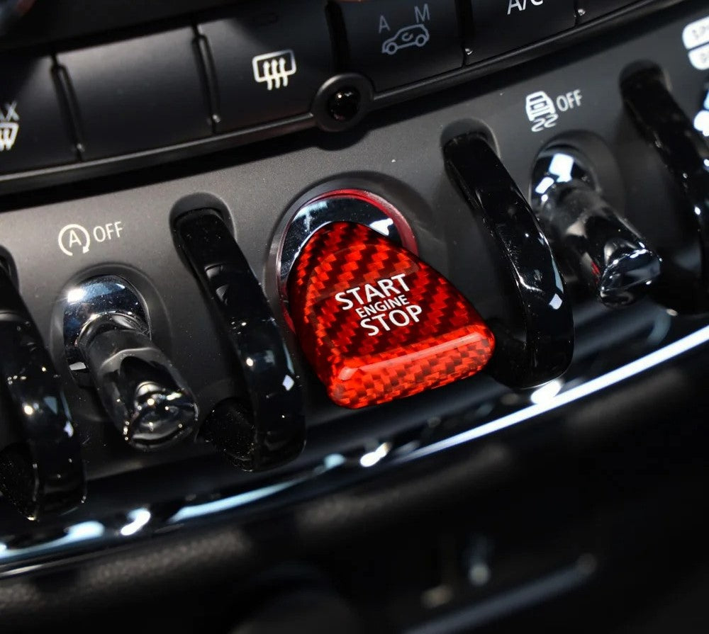 Carbon Start Stop Button Cover for F Series