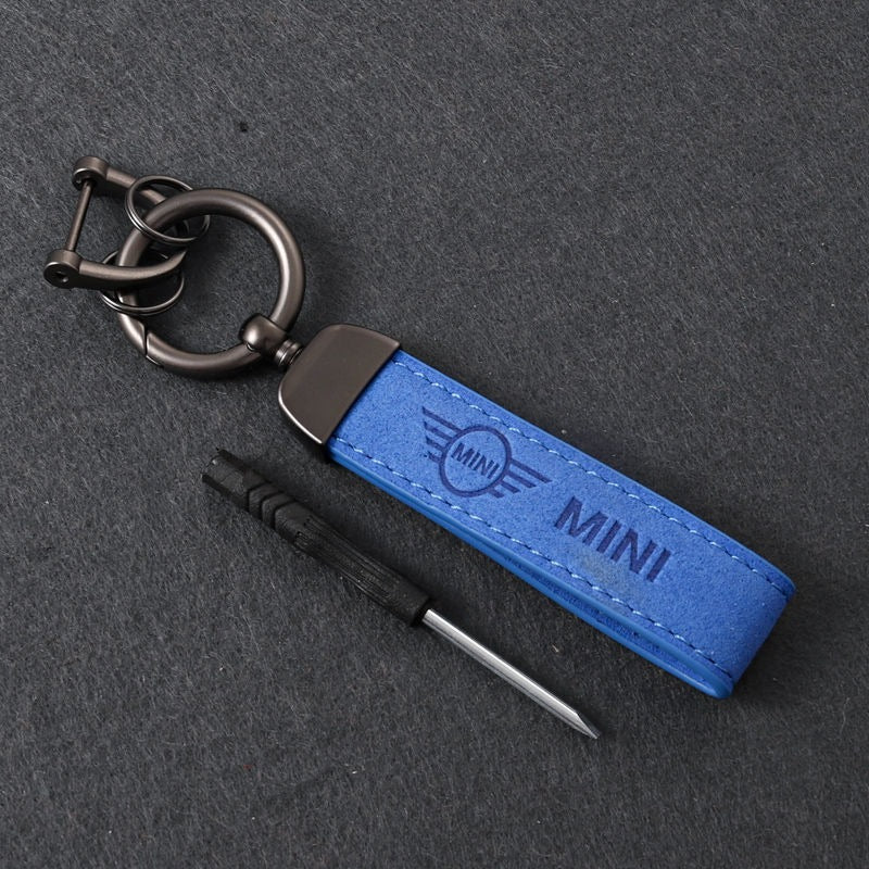 Alcantara keychains for MINI