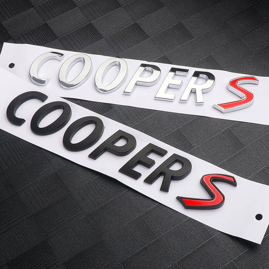 Cooper S Replacement Badge