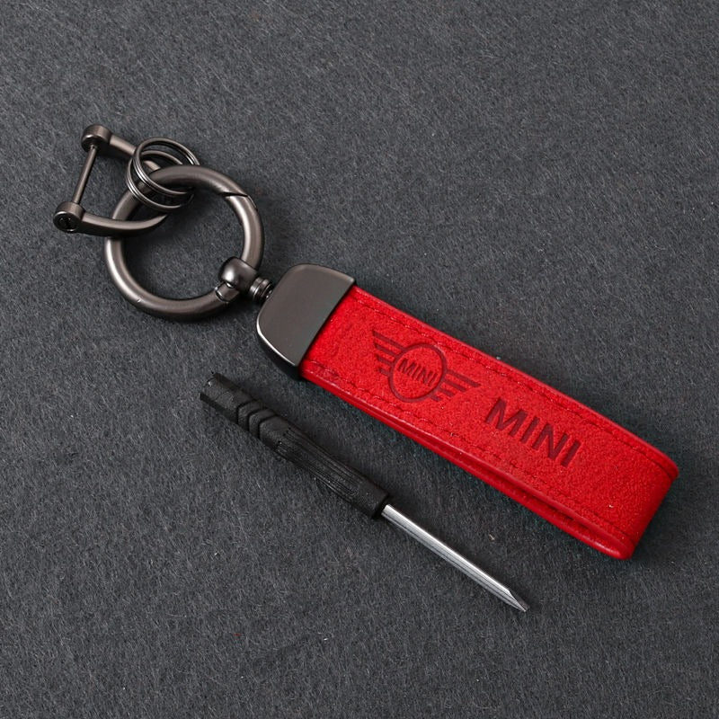 Alcantara keychains for MINI