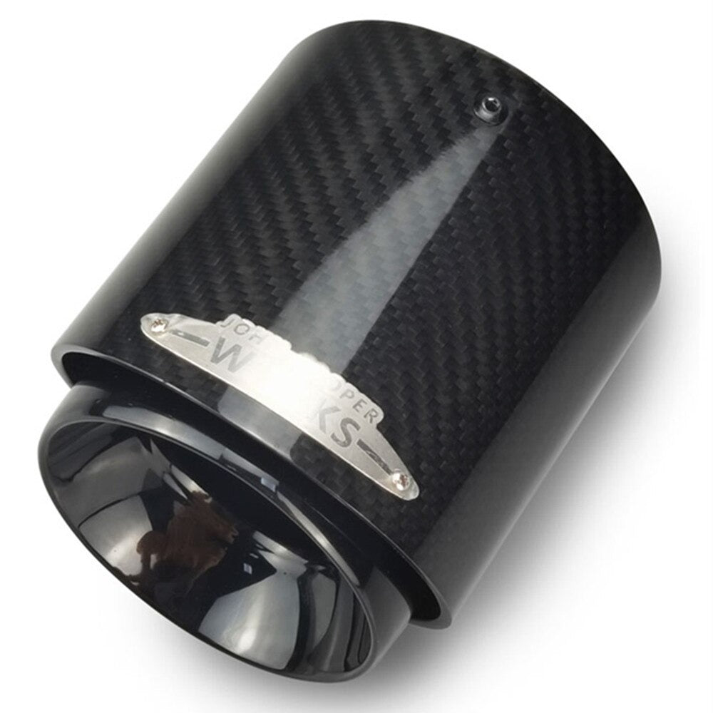 Black Chrome Carbon Exhaust Tip