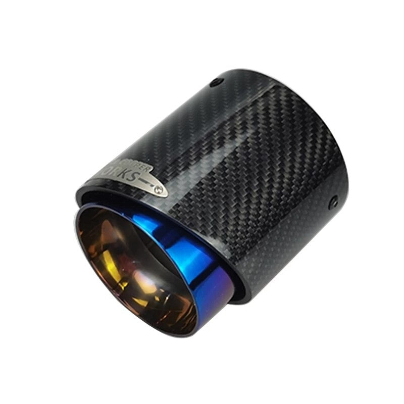 Burnt Blue Carbon Exhaust Tip