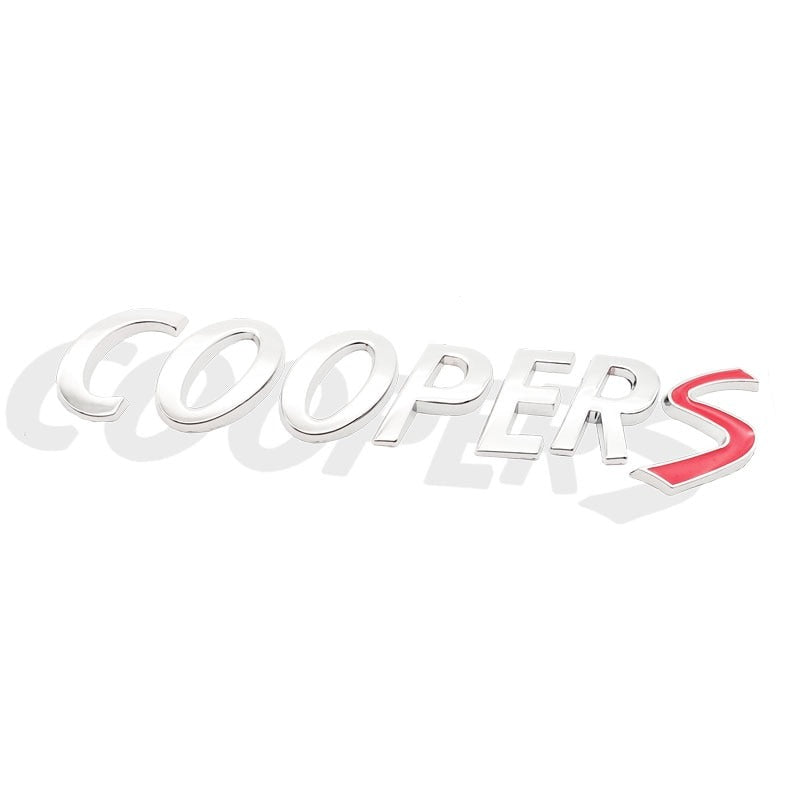 Cooper S Replacement Badge