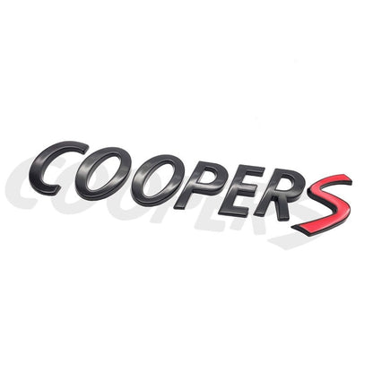 Cooper S Replacement Badge